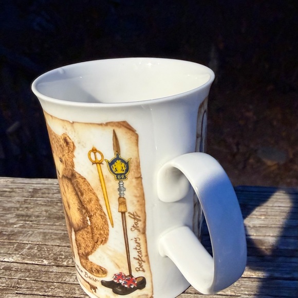 Dunoon Fine Bone China England “Lord Ted” Designed By Richard Partis Mug 4” Ht. - Picture 6 of 12